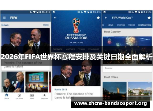 2026年FIFA世界杯赛程安排及关键日期全面解析 2026年FIFA世界杯赛程安排及关键日期全面解析